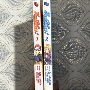 Food Wars Manga Volumes 1 and 2